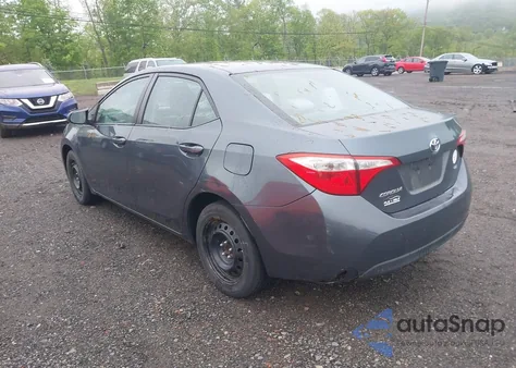 2014 Toyota Corolla Le from USA, damaged, VIN 2T1BURHE5EC029072